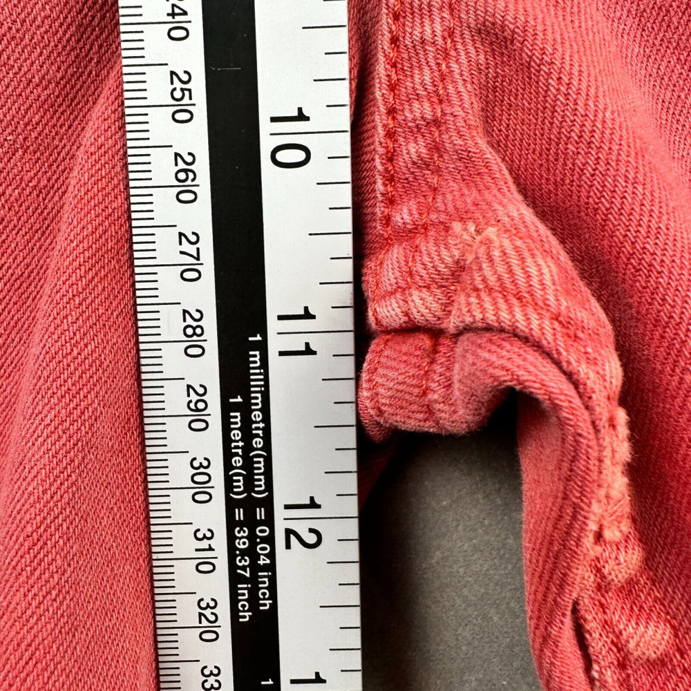 LEVIS 511 Jeans Slim Straight Light Red Dusty Rose MENS Size 34x32 - Picture 11 of 16